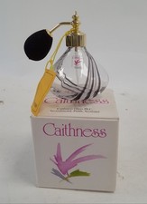 Frasco de perfume de vidro Caithness com atomizador - Feito à mão na Escócia comprar usado  Enviando para Brazil