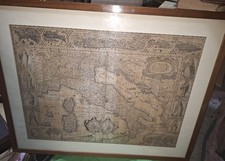Mappa antica stampata usato  Napoli
