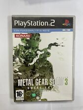 Ps2 metal gear usato  Napoli