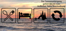 Aufkleber essen schlafen gebraucht kaufen  Munster
