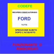 Codice sblocco radio usato  Italia