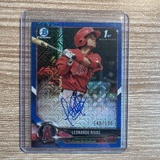 2018 1º Bowman Chrome AZUL Mojo RC AUTO Leonardo Rivas! Novato! Autógrafo /150 comprar usado 2018 1º Bowman Chrome AZUL Mojo RC AUTO Leonardo Rivas! Novato! Autógrafo /150 comprar usado  Enviando para Brazil