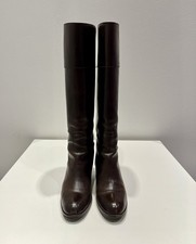 Botas femininas Sartore Paris altura do joelho couro marrom tamanho 34/EUA 3.5 comprar usado Botas femininas Sartore Paris altura do joelho couro marrom tamanho 34/EUA 3.5 comprar usado  Enviando para Brazil