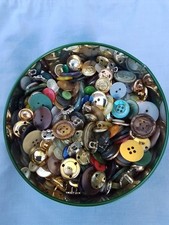Tin buttons for sale  NORWICH