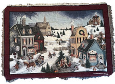 Tapestry throw blanket for sale  Melbourne