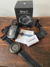 Relógio GPS Garmin Fenix 3 com carregadores, adaptador, caixa, manuais - COMPLETO, usado comprar usado  Enviando para Brazil