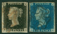 1840 black blue. d'occasion  Expédié en Belgium