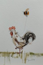 watercolor rooster for sale watercolor rooster for sale Tucson