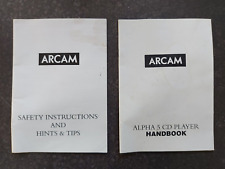 Arcam alpha handbook for sale  ROWLAND'S CASTLE