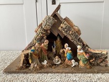 Vintage nativity set for sale  TAMWORTH