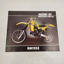 1982 suzuki rm125z d'occasion  Expédié en Belgium