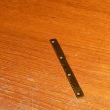 PEÇA DE PLACA DE LATÃO 120x11mm para CÂMERA VINTAGE DE MADEIRA REINO UNIDO, usado comprar usado  Enviando para Brazil