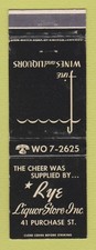 Capa Matchbook - Loja de Licor de Centeio USADA DE VOLTA comprar usado  Enviando para Brazil