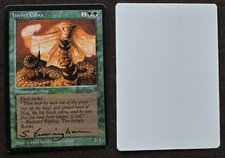 Prova de artista mágico MTG assinada _ Lendas _ HORNET COBRA _ Everingham $100K verão comprar usado  Enviando para Brazil