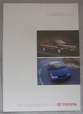 Toyota carina brochure for sale  DARWEN