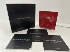 Qlocktwo touch rot gebraucht kaufen  Versand nach Germany