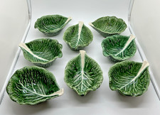 Tigelas de salada vintage sutil de folhas de repolho verde Portugal comprar usado  Enviando para Brazil