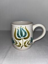 Caneca Franciscan Tulip Time barro azul verde xícara de café, usado comprar usado  Enviando para Brazil