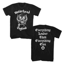 Camiseta unissex Motorhead Everything Louder Than Everything Else tamanho P-5XL, usado comprar usado  Enviando para Brazil