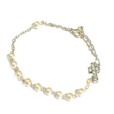 Bracciale rosario perle usato  Scandicci