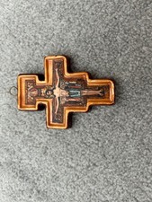 Ceramic catholic cross for sale  TONBRIDGE