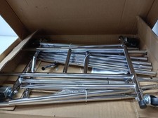 Używany, SONGMICS 110kg wytrzymały podwójny drążek na ubrania - srebrny (HSR12S) na sprzedaż Używany, SONGMICS 110kg wytrzymały podwójny drążek na ubrania - srebrny (HSR12S) na sprzedaż  PL