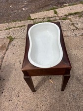 Victorian mahogany bidet for sale  WARE
