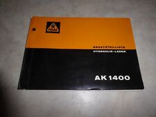 Ersatzteilliste atlas aufbaukr gebraucht kaufen Ersatzteilliste atlas aufbaukr gebraucht kaufen  Weinheim