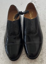 mens black oxford dress shoes for sale  SAFFRON WALDEN