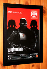Usado, Wolfenstein The New Order PS3 PS4 Xbox 360 raro pequeno pôster/página de anúncio emoldurada comprar usado  Enviando para Brazil
