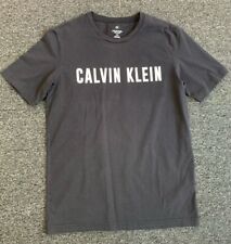 Camiseta Calvin Klein Masculina Performance Média Preta Slim Fit Manga Curta, usado comprar usado  Enviando para Brazil