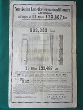 1880 poster manifestino usato  Albenga