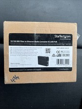 Conversor de mídia StarTech 10/100 multimodo fibra para Ethernet SC 2km com PoE, usado comprar usado  Enviando para Brazil