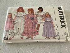 Butterick 3649 girls for sale  VENTNOR