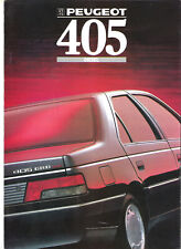 PEUGEOT 405 - 1988 - DIESEL TURBO DIESEL / catalogue brochure dépliant prospekt comprar usado  Enviando para Brazil