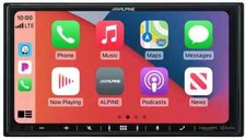 Receptor de mídia digital Alpine iLX-407, 7" duplo DIN com CarPlay e Android Auto, usado comprar usado  Enviando para Brazil