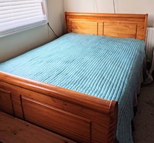 Pine double sleigh for sale  CHICHESTER