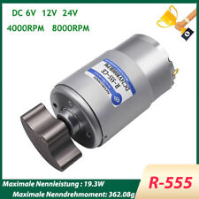 R-555 Vibrationsmotor DC 6V 12V 24V Elektrische Motor Umkehrbar Sektor Welle comprar usado  Enviando para Brazil