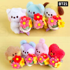 BTS BT21 Official Goods minini BUQUET CHAVEIRO DE PELÚCIA Ver + Número de Rastreamento, usado comprar usado  Enviando para Brazil
