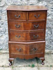 bow fronted chest drawers for sale  SWINDON