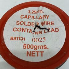 Plumbing solder wire for sale  SOUTHEND-ON-SEA