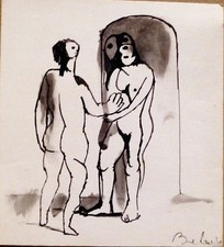 Amoureux surréalistes dessin d'occasion  Paris XVIII