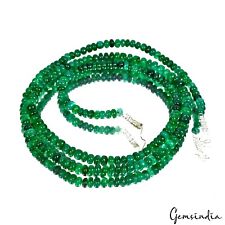 200 Pc Natural Verde Esmeralda Redondo Cabochon Contas Soltas perfurado 4-5mm/22" Fio comprar usado  Enviando para Brazil