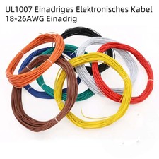 Verzinntes Kupferkabel, Einadriges Elektronisches Kabel 18-26AWG Einadrig UL1007 comprar usado  Enviando para Brazil