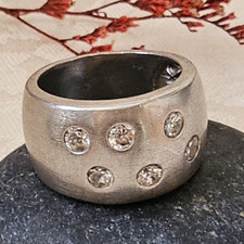 Bague jonc argent d'occasion  Le Luc