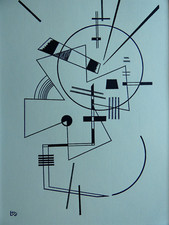 Wassily kandinsky lithografie gebraucht kaufen  Würselen
