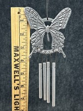 Pewter butterfly windchime for sale  Spokane