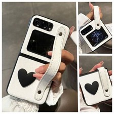 Suporte de pulso capa de couro coração para Motorola Razr+2025 2024 2023 2022 60/50Ultra comprar usado  Enviando para Brazil