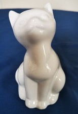 White porcelain cat for sale  BISHOP AUCKLAND