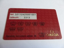 Omega pictogram card for sale  DONCASTER